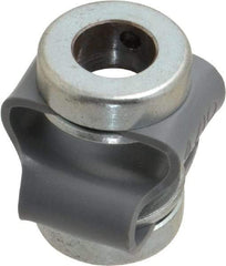 Huco - 3/8" Max Bore Diam, Flexible Flex P Double Loop Coupling - 27mm OD, Polyurethane - Apex Tool & Supply