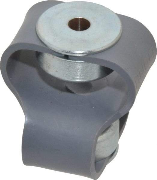 Huco - 1/2" Max Bore Diam, Flexible Flex P Double Loop Coupling - 48mm OD, Polyurethane - Apex Tool & Supply