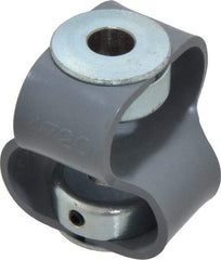 Huco - 3/8" Max Bore Diam, Flexible Flex P Double Loop Coupling - 48mm OD, Polyurethane - Apex Tool & Supply