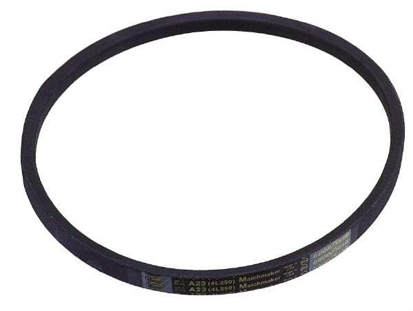 Continental ContiTech - Section B, 176" Outside Length, V-Belt - Wingprene Rubber-Impregnated Fabric, HY-T Matchmaker, No. B173 - Apex Tool & Supply