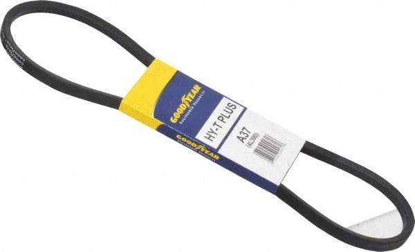Continental ContiTech - Section A, 39" Outside Length, V-Belt - Wingprene Rubber-Impregnated Fabric, HY-T Matchmaker, No. A37 - Apex Tool & Supply