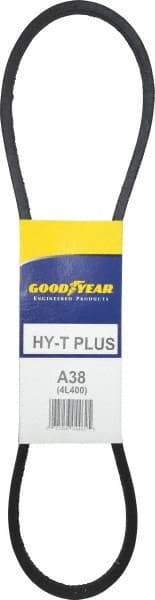 Continental ContiTech - Section A, 40" Outside Length, V-Belt - Wingprene Rubber-Impregnated Fabric, HY-T Matchmaker, No. A38 - Apex Tool & Supply