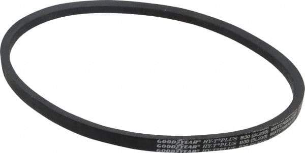Continental ContiTech - Section B, 33" Outside Length, V-Belt - Wingprene Rubber-Impregnated Fabric, HY-T Matchmaker, No. B30 - Apex Tool & Supply