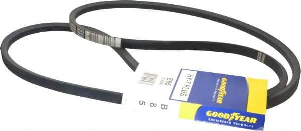 Continental ContiTech - Section B, 88" Outside Length, V-Belt - Wingprene Rubber-Impregnated Fabric, HY-T Matchmaker, No. B85 - Apex Tool & Supply