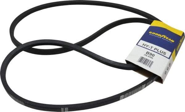 Continental ContiTech - Section B, 93" Outside Length, V-Belt - Wingprene Rubber-Impregnated Fabric, HY-T Matchmaker, No. B90 - Apex Tool & Supply