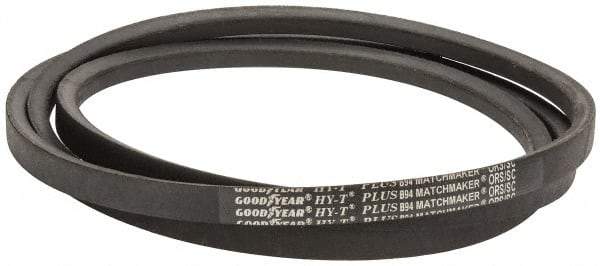 Continental ContiTech - Section B, 97" Outside Length, V-Belt - Wingprene Rubber-Impregnated Fabric, HY-T Matchmaker, No. B94 - Apex Tool & Supply