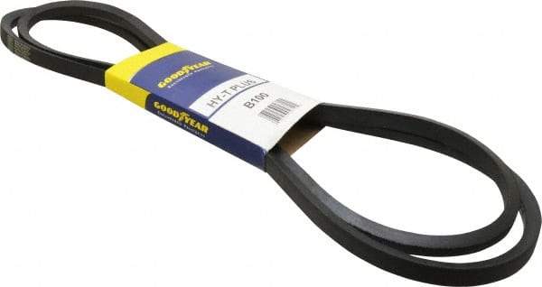Continental ContiTech - Section B, 103" Outside Length, V-Belt - Wingprene Rubber-Impregnated Fabric, HY-T Matchmaker, No. B100 - Apex Tool & Supply