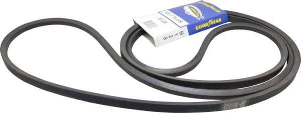 Continental ContiTech - Section B, 131" Outside Length, V-Belt - Wingprene Rubber-Impregnated Fabric, HY-T Matchmaker, No. B128 - Apex Tool & Supply
