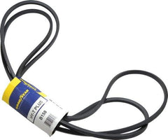 Continental ContiTech - Section B, 161" Outside Length, V-Belt - Wingprene Rubber-Impregnated Fabric, HY-T Matchmaker, No. B158 - Apex Tool & Supply