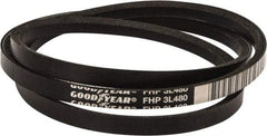 Continental ContiTech - Section 3L, 48" Outside Length, V-Belt - High Traction Rubber, Fractional HP, No. 3L480 - Apex Tool & Supply