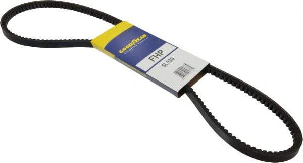 Continental ContiTech - Section 5L, 53" Outside Length, V-Belt - High Traction Rubber, Fractional HP, No. 5L530 - Apex Tool & Supply