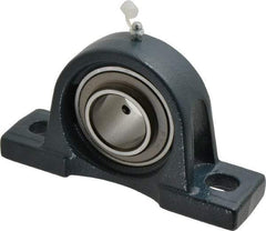 Value Collection - 6-3/4" OALBall Bearing Pillow Block - Cast Iron - Apex Tool & Supply