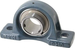 Value Collection - 8" OALBall Bearing Pillow Block - Cast Iron - Apex Tool & Supply