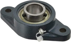 Value Collection - 5-9/16" OALBall Bearing Pillow Block - Cast Iron - Apex Tool & Supply