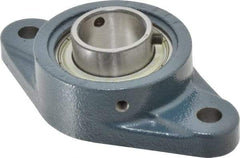 Value Collection - 5-9/16" OALBall Bearing Pillow Block - Cast Iron - Apex Tool & Supply