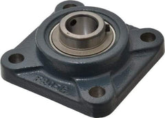 Value Collection - 3-3/4" OALBall Bearing Pillow Block - Cast Iron - Apex Tool & Supply