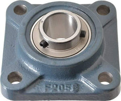 Value Collection - 3-3/4" OALBall Bearing Pillow Block - Cast Iron - Apex Tool & Supply