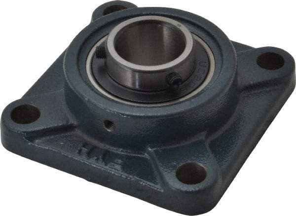 Value Collection - 4-1/4" OALBall Bearing Pillow Block - Cast Iron - Apex Tool & Supply