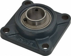 Value Collection - 4-1/4" OALBall Bearing Pillow Block - Cast Iron - Apex Tool & Supply