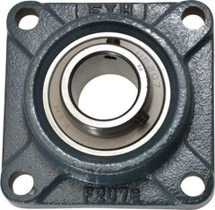 Value Collection - 4-5/8" OALBall Bearing Pillow Block - Cast Iron - Apex Tool & Supply