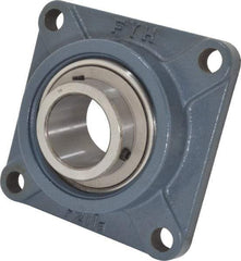 Value Collection - 6-3/8" OALBall Bearing Pillow Block - Cast Iron - Apex Tool & Supply