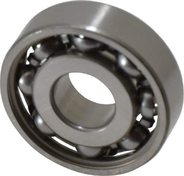 SKF - 10mm Bore Diam, 28mm OD, Open Deep Groove Radial Ball Bearing - 8mm Wide, 1 Row, Round Bore, 441 Lb Static Capacity, 1,040 Lb Dynamic Capacity - Apex Tool & Supply