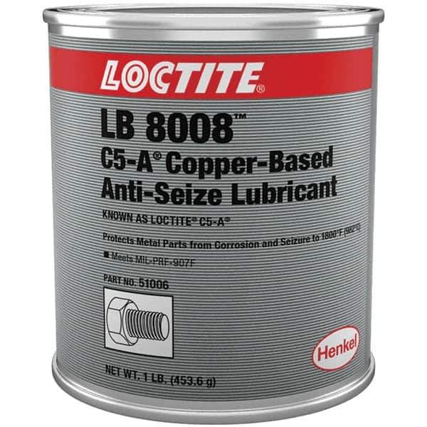 Loctite - 1 Lb Can Anti-Seize Lubricant - Copper, 1,800°F - Apex Tool & Supply