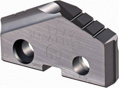 Allied Machine and Engineering - 1-13/32" Diam x 1/4" Thick, Seat Code 3, 132° Included Angle Spade Drill Insert - TiAlN Coated, Carbide, Grade P40, Series T-A - Apex Tool & Supply