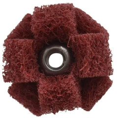 Standard Abrasives - 5" Diam Unmounted Buffing Wheel - 3 Ply, Scrubber Wheel, Medium Grade - Apex Tool & Supply