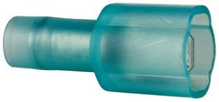 3M - 16 to 14 AWG, Nylon, Fully Insulated, Male Wire Disconnect - 3/16 Inch Wide Tab, Blue, RoHS 2011/65/EU Compliant - Apex Tool & Supply