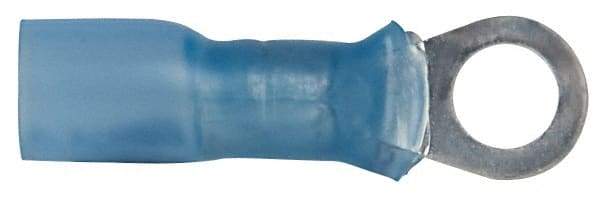 3M - 16-14 AWG Partially Insulated Crimp Connection Circular Ring Terminal - #10 Stud, Copper Contact - Apex Tool & Supply