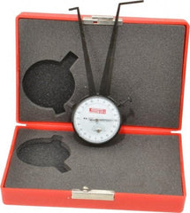 SPI - 1-7/8 to 2-7/8" Inside Dial Caliper Gage - 0.001" Graduation, 0.038mm Accuracy, 3-1/4" Leg Length, Ball Contact Points - Apex Tool & Supply