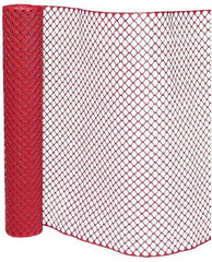 PRO-SAFE - 50' Long x 4' High, Orange Reusable Safety Fence - 1-15/32" x 1-15/32" Mesh - Apex Tool & Supply