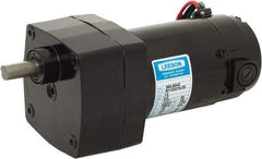 Leeson - 12 Volt, 30 RPM, 60:1 Gear Ratio, Parallel Gearmotor - 30 Frame, 100 Torque, 1/17 hp, TENV Enclosure - Apex Tool & Supply