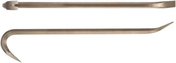 Ampco - 18" OAL Nonsparking Pry Bar - 1-1/8" Wide - Apex Tool & Supply