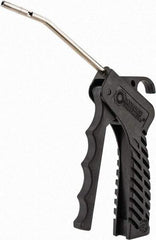 Coilhose Pneumatics - 150 Max psi Bent Fixed Safety Extension Tube Pistol Grip Blow Gun - 1/4 NPT, 5" Tube Length, ABS Resin - Apex Tool & Supply