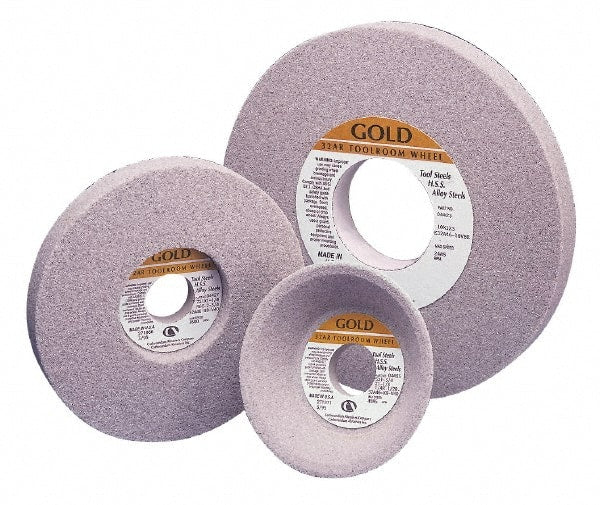 Grier Abrasives - 8" Diam x 1-1/4" Hole x 1" Thick, J Hardness, 46 Grit Surface Grinding Wheel - Apex Tool & Supply