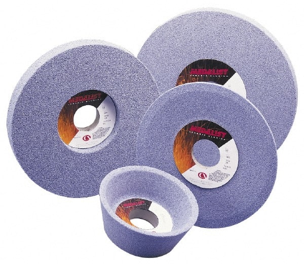 Grier Abrasives - 4 Inch Diameter x 1-1/4 Inch Hole x 1-1/2 Inch Thick, 60 Grit Tool and Cutter Grinding Wheel - Apex Tool & Supply