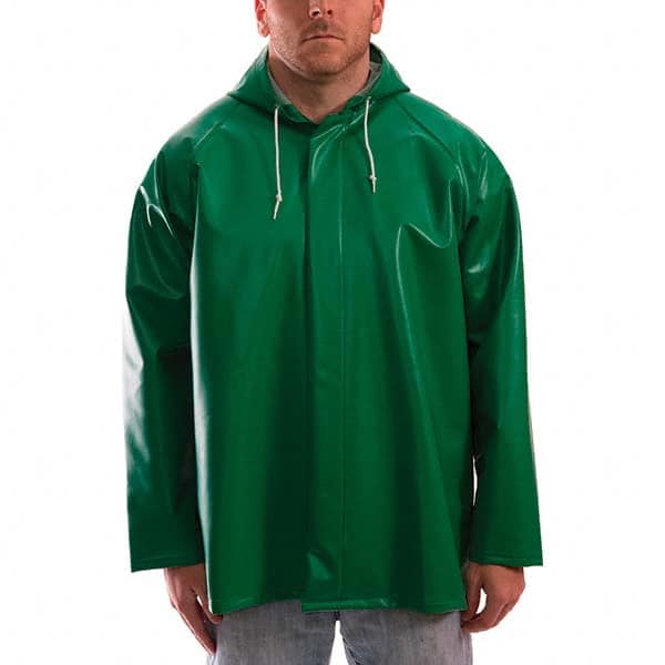 Tingley - Size 3XL Green Chemical, Waterproof & Flame Resistant/Retardant Jacket - Apex Tool & Supply