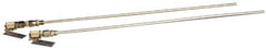 Trico - 1/4 Thread, 12" Long, Stainless Steel Tube, Swivel Adapter Pilot Tube Oil Sample Port - Carbon Steel Port, MNPT Thread, 34.5 Bar Max Operating Pressure, -4 to 392°F - Apex Tool & Supply