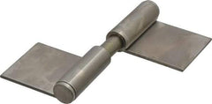 Sugatsune - 4" Long x 2-5/32" Wide x 15/32" Thick, Flag Hinge - Stainless Steel, Satin Finish - Apex Tool & Supply