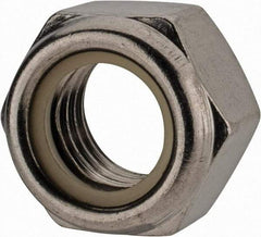 Value Collection - M24x3.00 Metric Coarse 18-8 & Austenitic Grade A2 Hex Lock Nut with Nylon Insert - 24mm High, Uncoated - Apex Tool & Supply