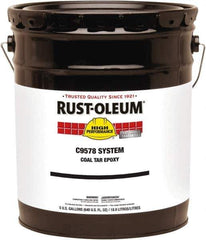 Rust-Oleum - 5 Gal Can Gloss Black Epoxy - 100 to 130 Sq Ft/Gal Coverage, 294 g/L VOC Content - Apex Tool & Supply
