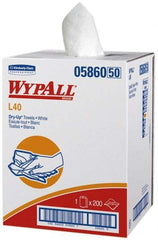 WypAll - Dry General Purpose Wipes - Small Roll, 42" x 19-1/2" Sheet Size, White - Apex Tool & Supply