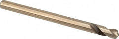 Cleveland - 3/8" Body Diam, 120°, 5" OAL, Cobalt Spotting Drill - Apex Tool & Supply