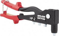 Marson - Right Angle Head Hand Riveter - 3/16" Rivet Capacity - Apex Tool & Supply