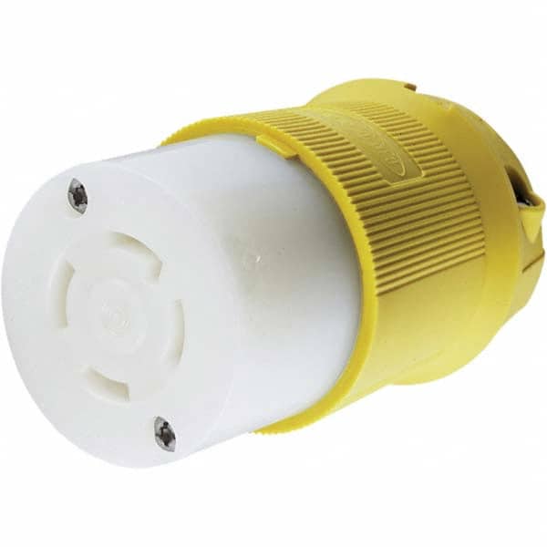 Hubbell Wiring Device-Kellems - 125/250 VAC 30A NEMA L14-30R Marine Twist Lock Connector - Apex Tool & Supply