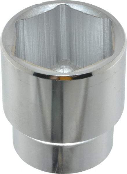Proto - 1-7/16", 1/2" Drive, Standard Hand Socket - 6 Points, 2-1/8" OAL, Chrome Finish - Apex Tool & Supply