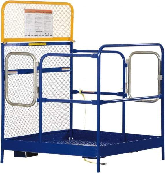 Vestil - 60" Platform - Forklift Work Platform, 1,000 Lb Capacity, 60" Platform Height, 48" Base Width x 48" Base Depth - Apex Tool & Supply