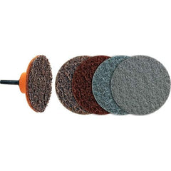 WALTER Surface Technologies - 3" Disc Diam, Aluminum Oxide Quick Change Disc - Type R Attaching System, Nonwoven, Fine Grade, 28,000 RPM, 04-G\xB6Twist Blendex Series - Apex Tool & Supply